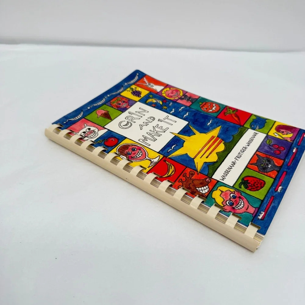 Grin and Make It Cookbook Spiral Bound Local Recipes Dental Practice 2002 MI